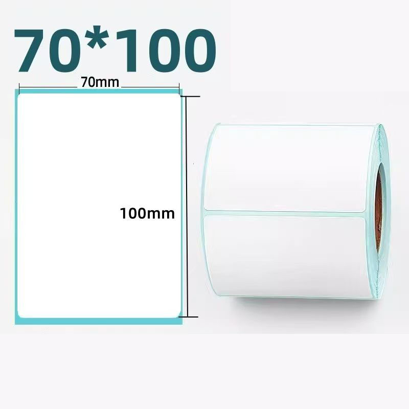 High Quality Customizable White Three-Proof Thermal Self-Adhesive Label Paper Roll for Supermarket Labels