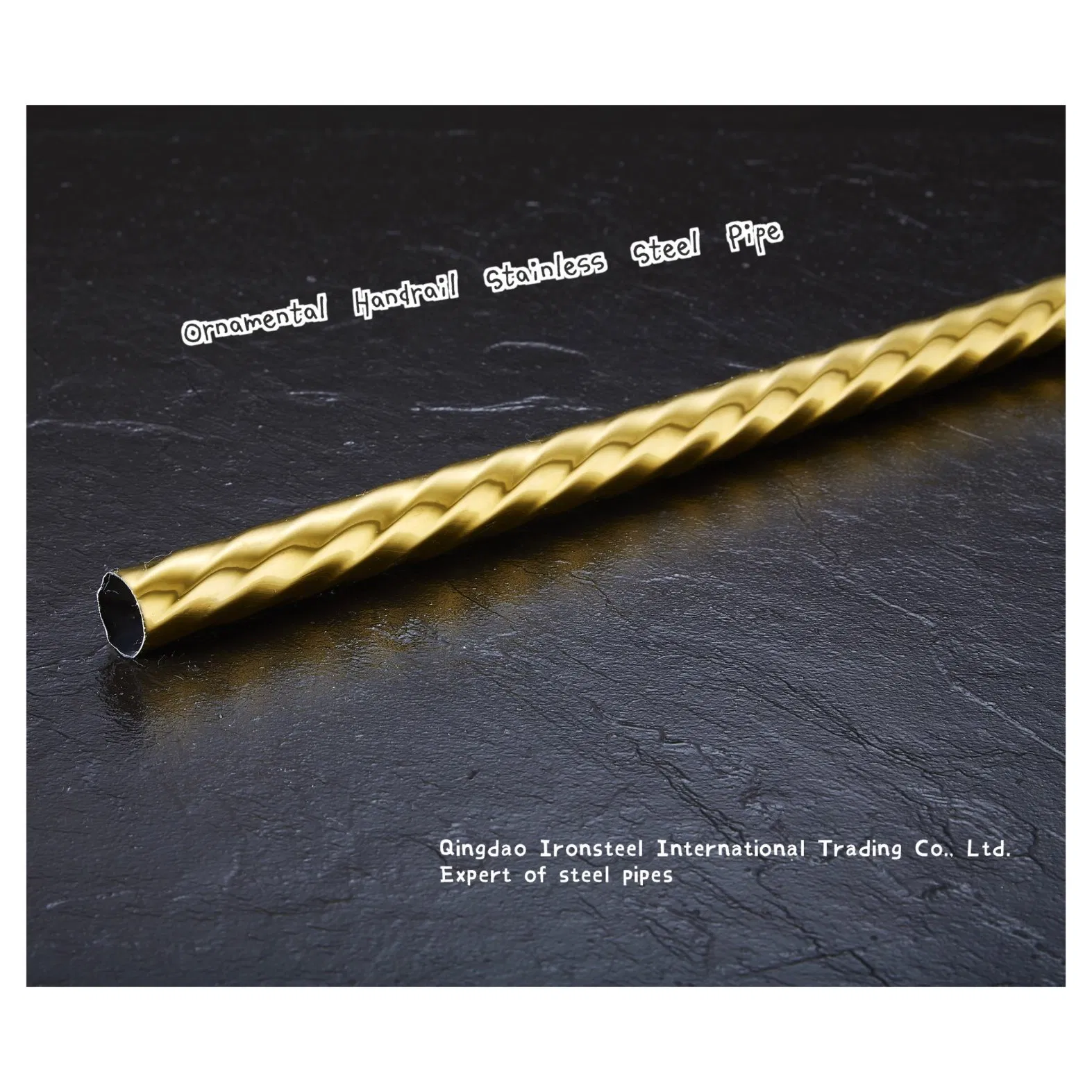 304 Ornamental Stainless Steel Pipe with Art Design