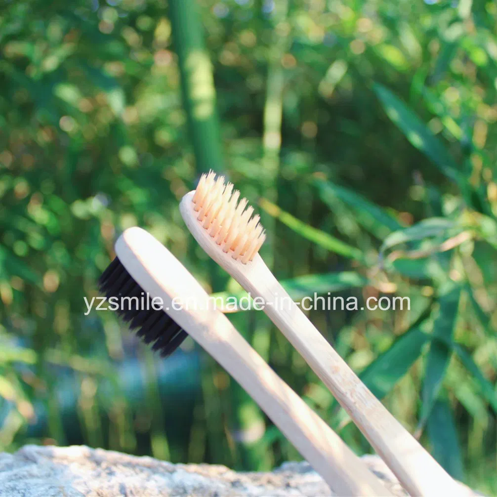 Eco Bamboo Nature Bristle Private Label Hotel Travel Toothbrush