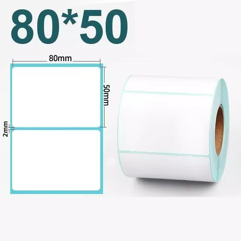 High Quality Customizable Self-Adhesive Label Paper Roll for Supermarket Labels