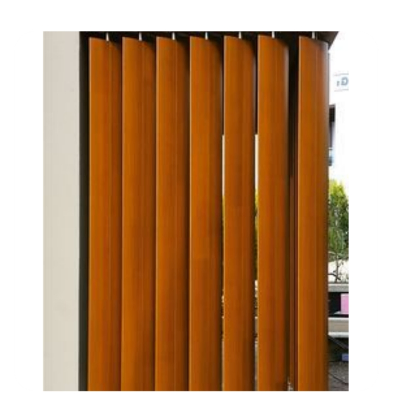 Outdoor Curtain Wall Ventilation Facade Decoration Heatproof Waterproof Lightweight Aluminum Louver