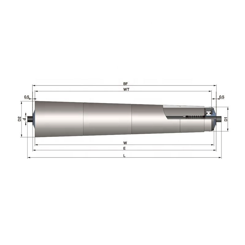 Best Customized Metal Belt Conveyor Flat Return Roller Precision for Manufacturing Plants Export-Ready Parts