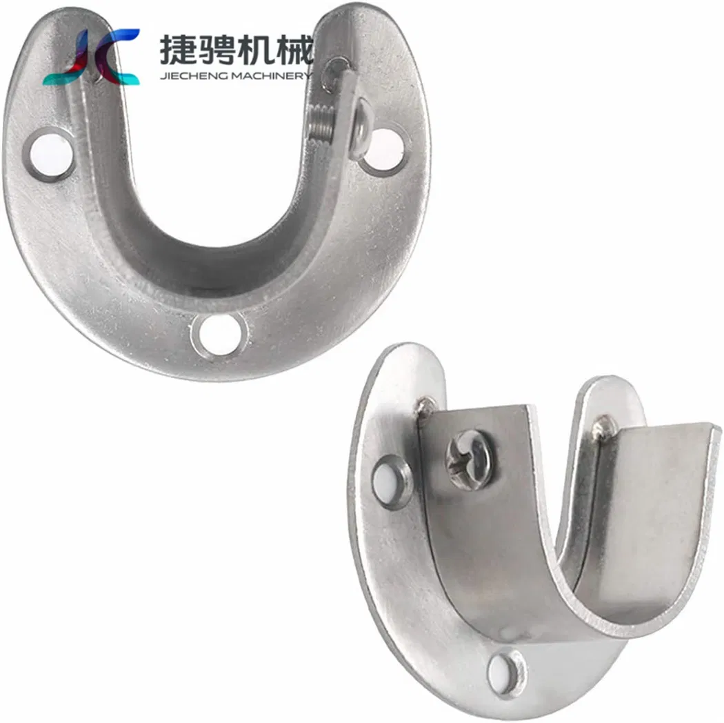 Heavy Duty Adjustable Wardrobe Rod Bracket for Shower Storage