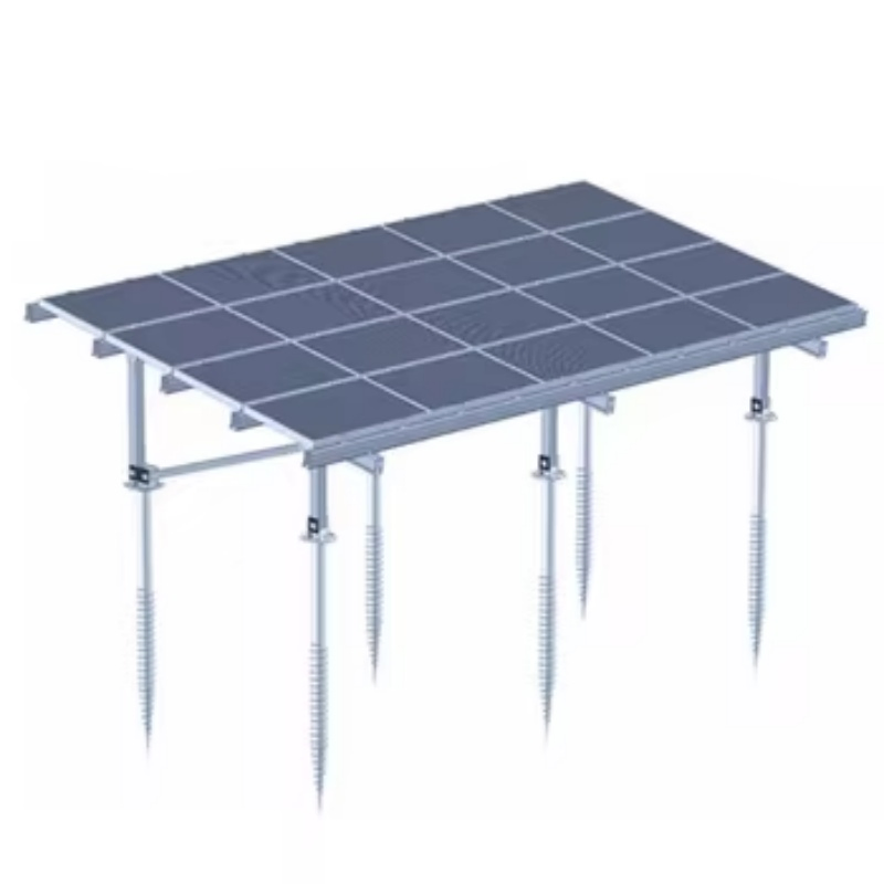 HDG Solar Energy Ground Screw System Helical Piles Anchors Pile Ground Screw