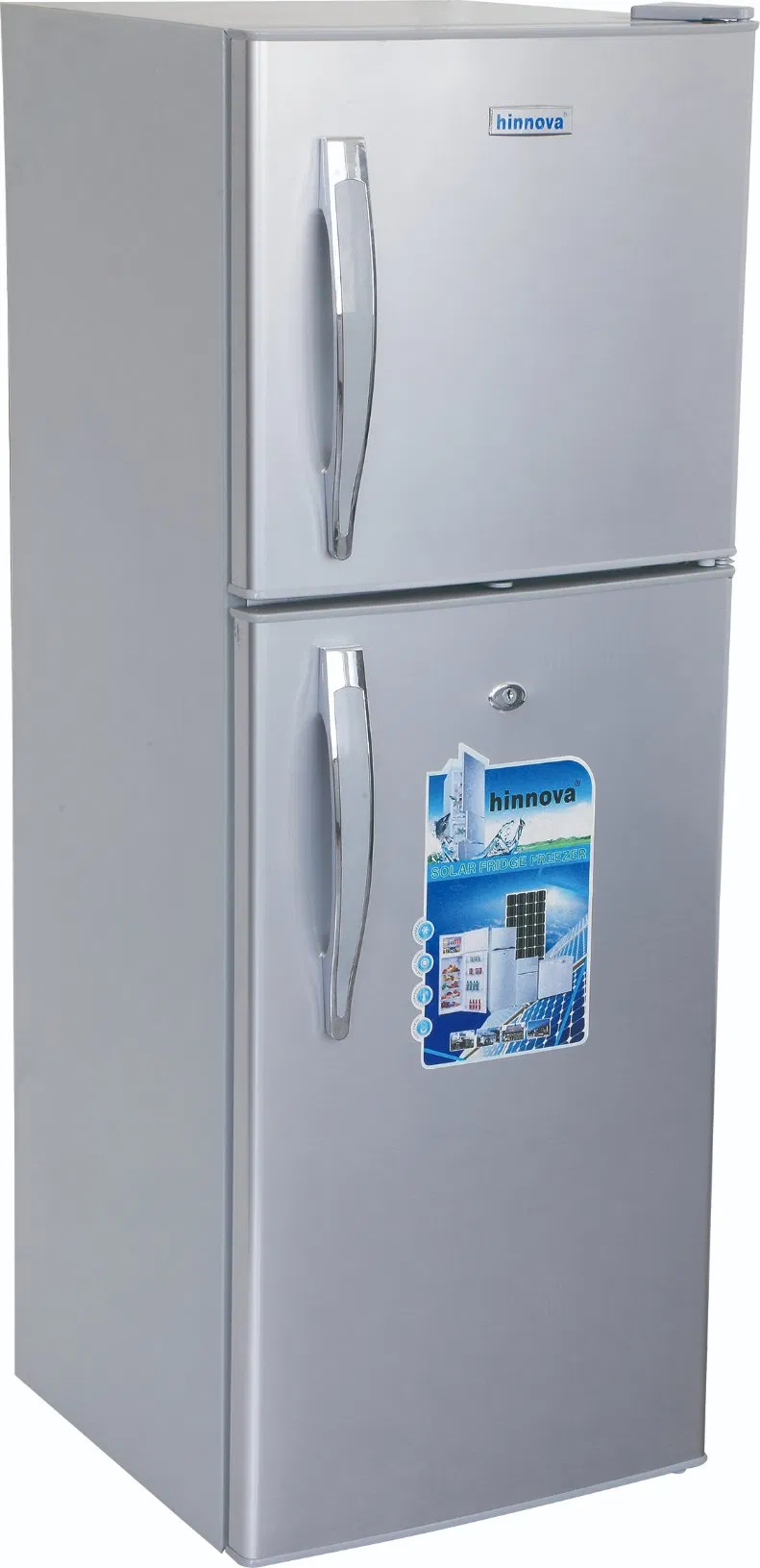 Home Solar Refrigerator with 260W Solar Panel and Lithium Battery