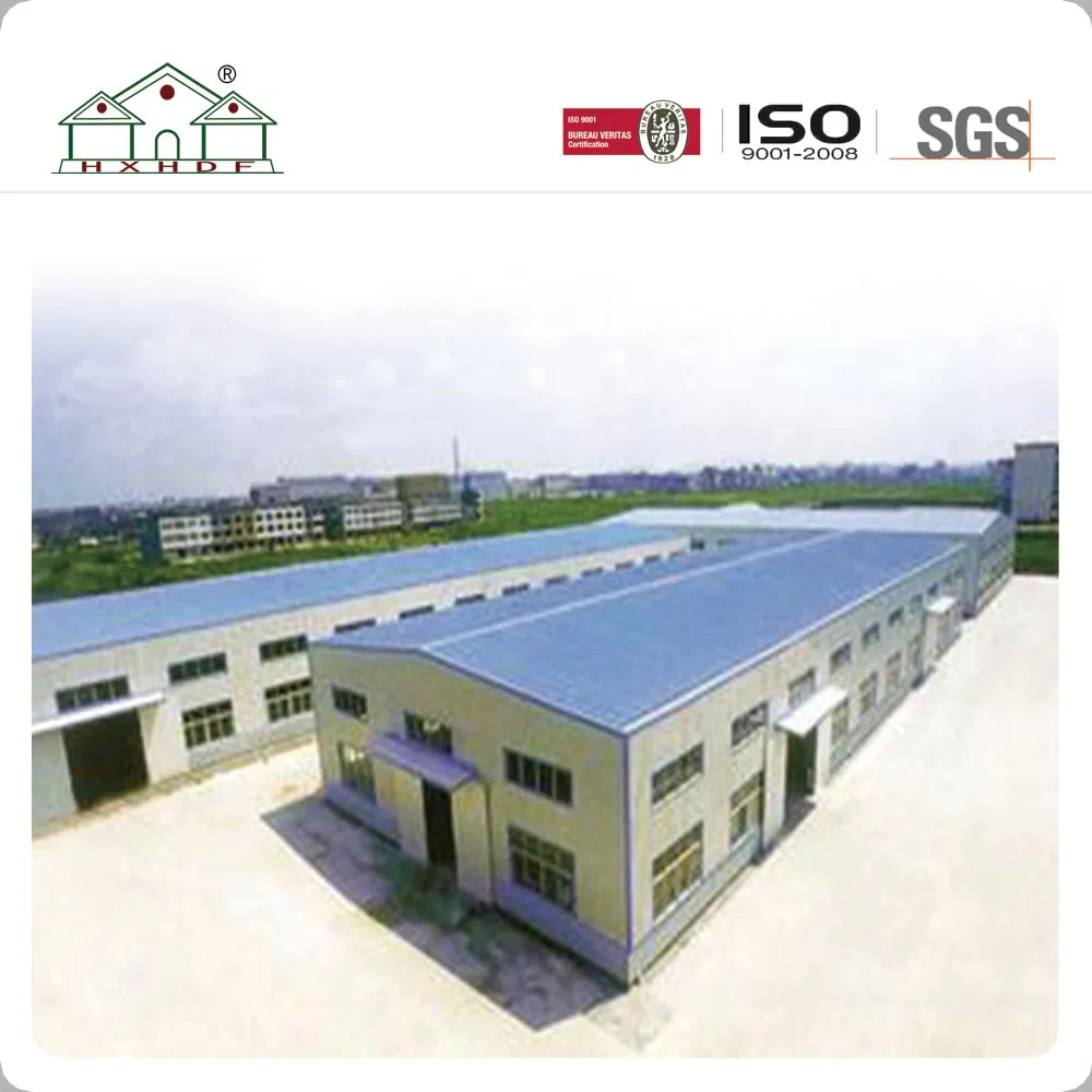 Double Floors Galvanized Steel Structure Factory Prefab Workshop Building