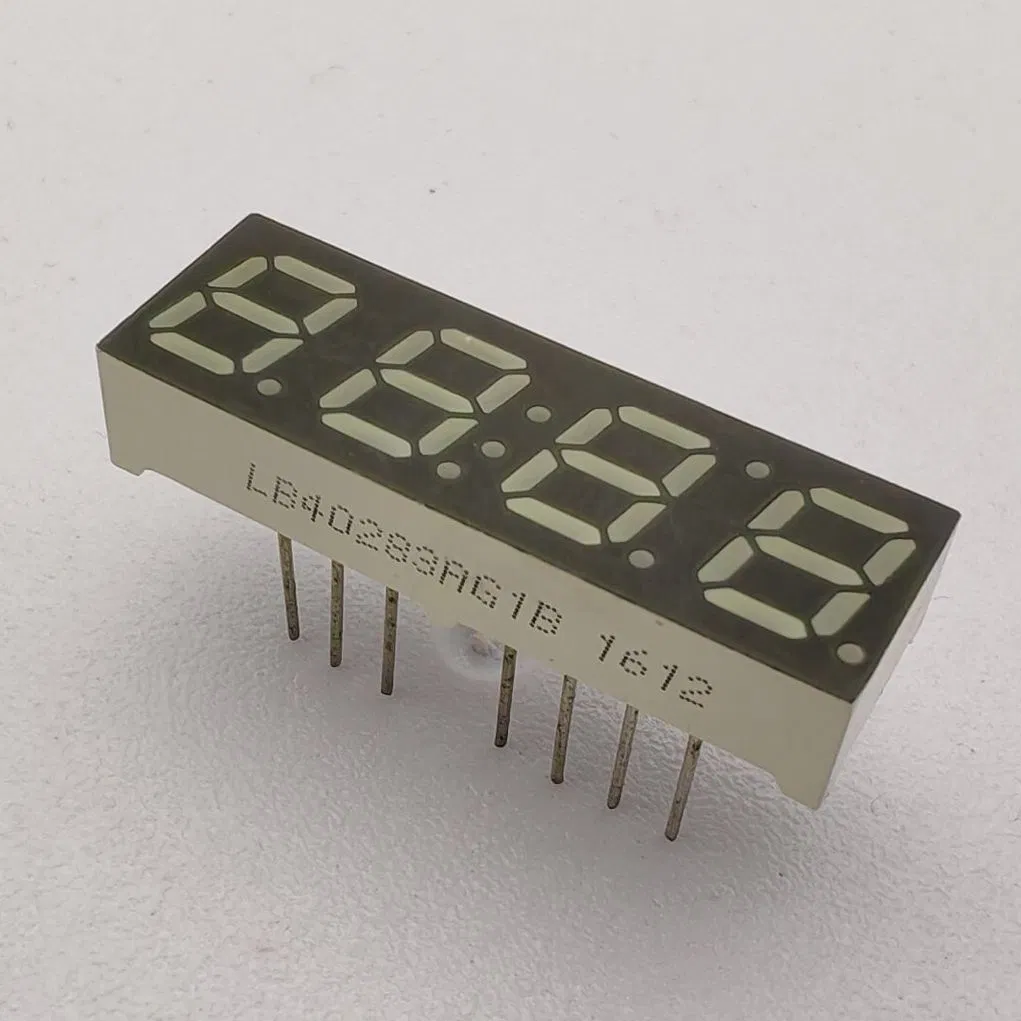 Pure Green 4 Digit 7 Segment LED Display for Timer Control