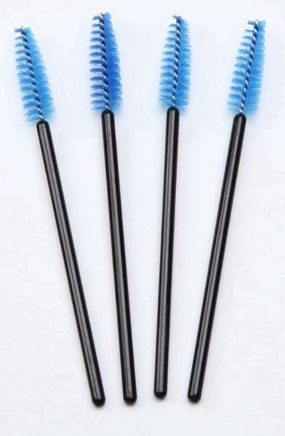 Disposable Plastic Handle Nylon Mascara Brush Eyelash Extension Micro Brush