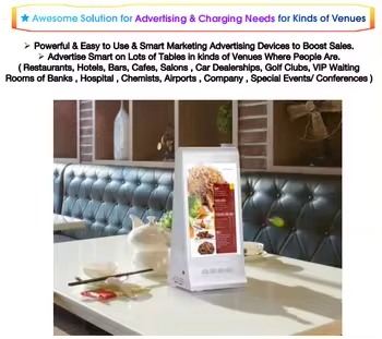Self-Service Digital Signage Kiosk Featuring 7 Inch Touchscreen Display