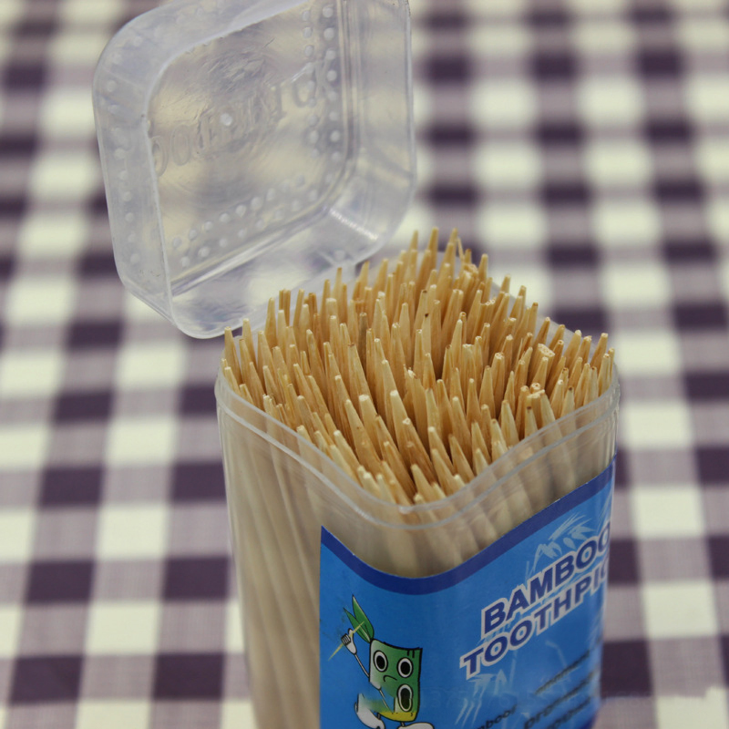 Cheap Price Disposable Wooden Toothpicks Box Packing 100% Natural Toothpick Tool