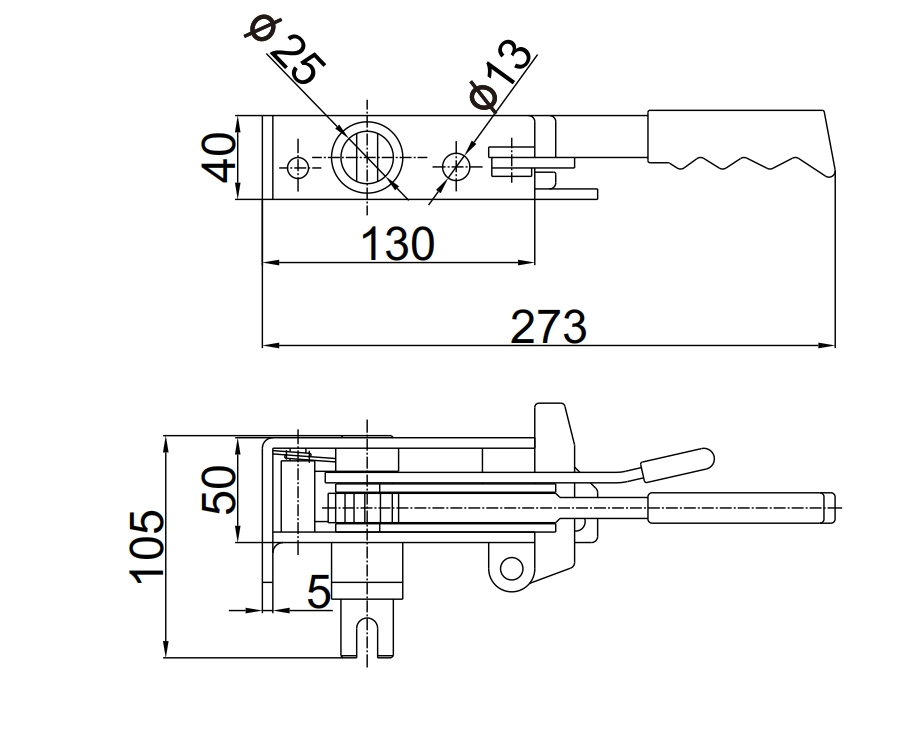 Truck Side Curtain Ratchet Tensioner