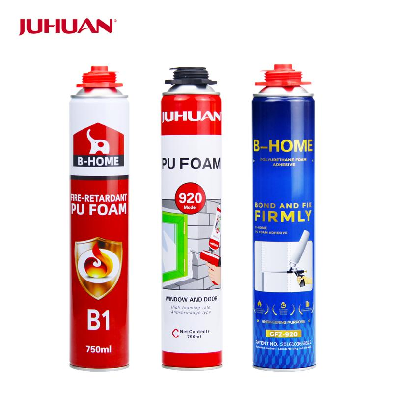 Juhuan-Great Price B3 Fire Retardant	Fireproof Gaps Spray Foam for EPS XPS Board