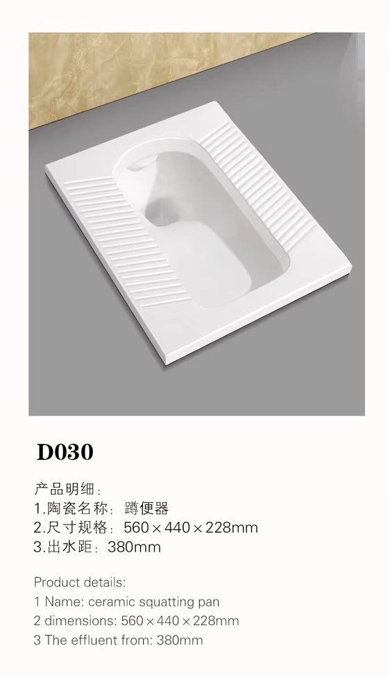 Modern Design Squatting Pan Toilet Tank Unique and Stylish Product