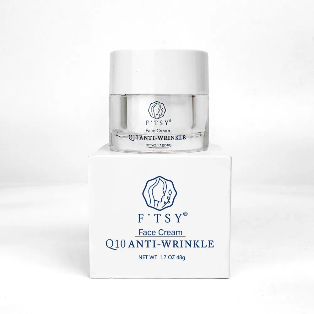 Soothing Q10 Anti Wrinkle Face Cream Moisturizing Antioxidant Facial Cream Private Label