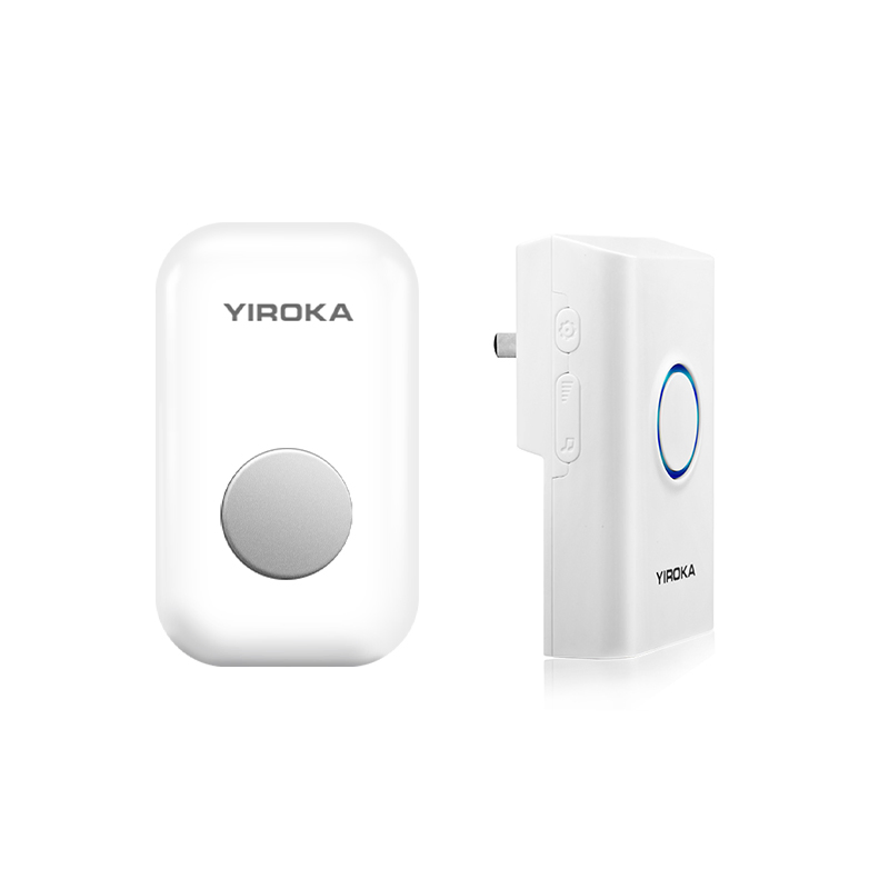 Wireless Battery Doorbell with Plug-in Receiver