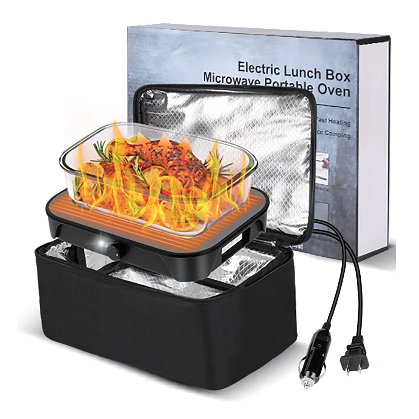 100W Compact Personal Microwave Oven Food Heater for Quick Meal Heating
