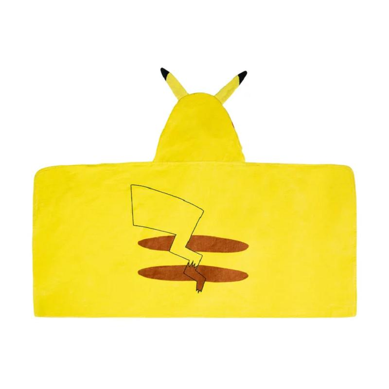 Pokemon Pikachu Kids Cotton Hooded Towel