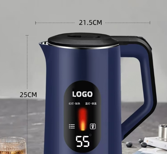 Premium Stainless Steel Electric Kettle with Rapid Boil Technology