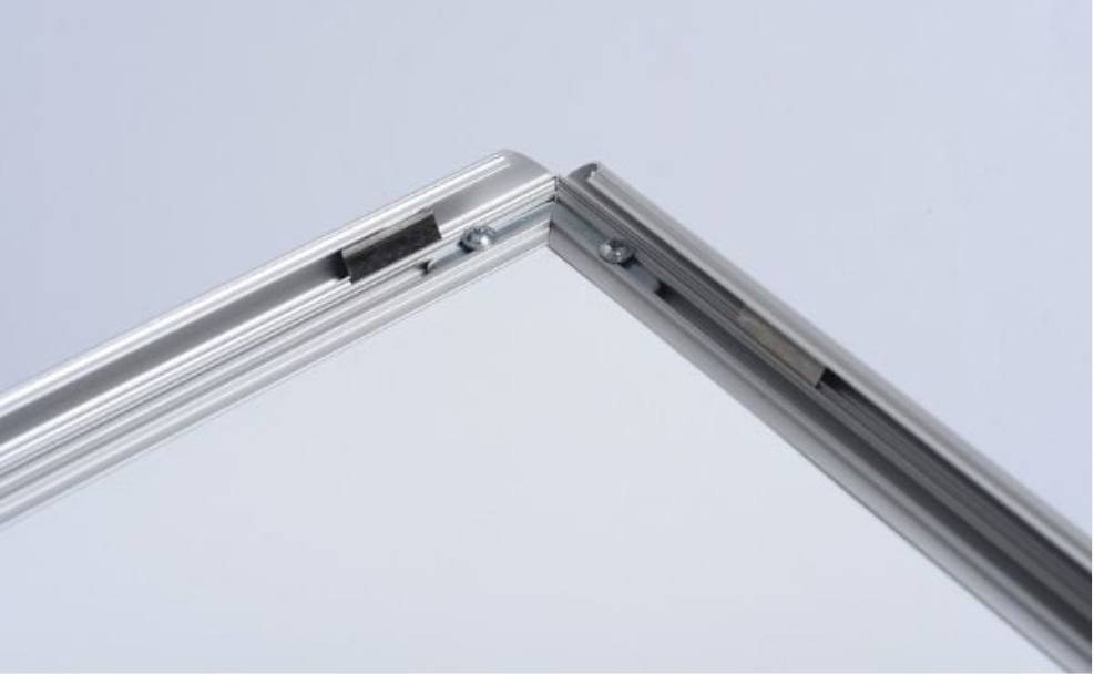 A4 Black/Silver 25mm Standard Mitred Corner Aluminum Snap Poster Frame