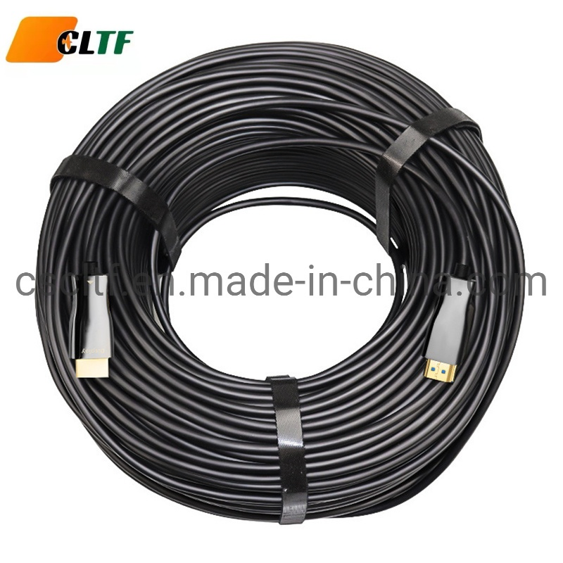 4K 8K 5m-50m 60Hz 18gbps 48gmps Aoc Fiber Optic HDMI 2.0 2.1 3D 7080p Male to Male Extension Cable Ultra HD Strong High Speed Active Optical Cable Wire