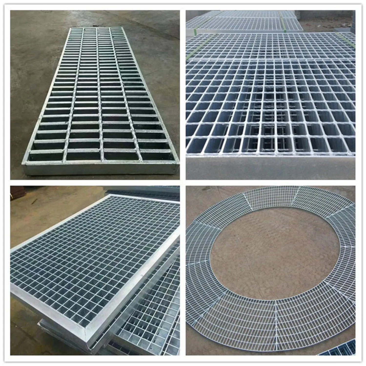 Anti-Slip Quick-Release Clamp Serrated Steel Bar Grating for Modular Flooring