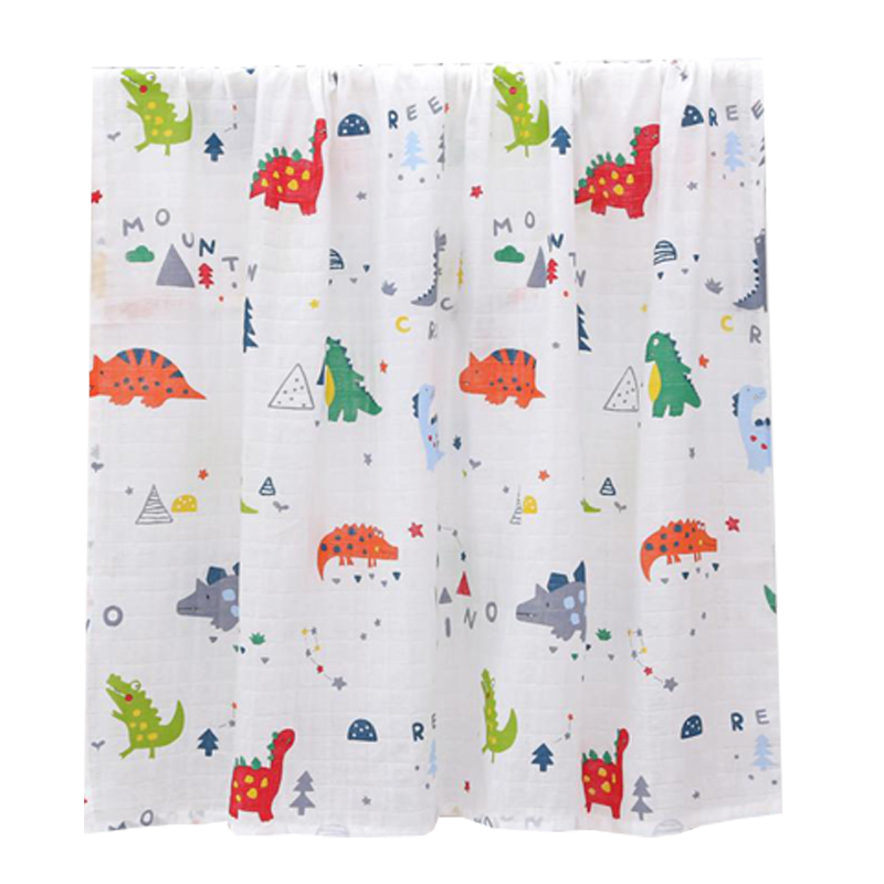 New Arrival Customized Muslin Blanket Custom Print Baby Swaddle Blankets