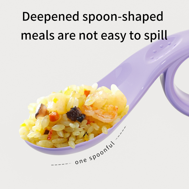 Safe Eating Spork for Kids - Eco-Friendly Silicone Design