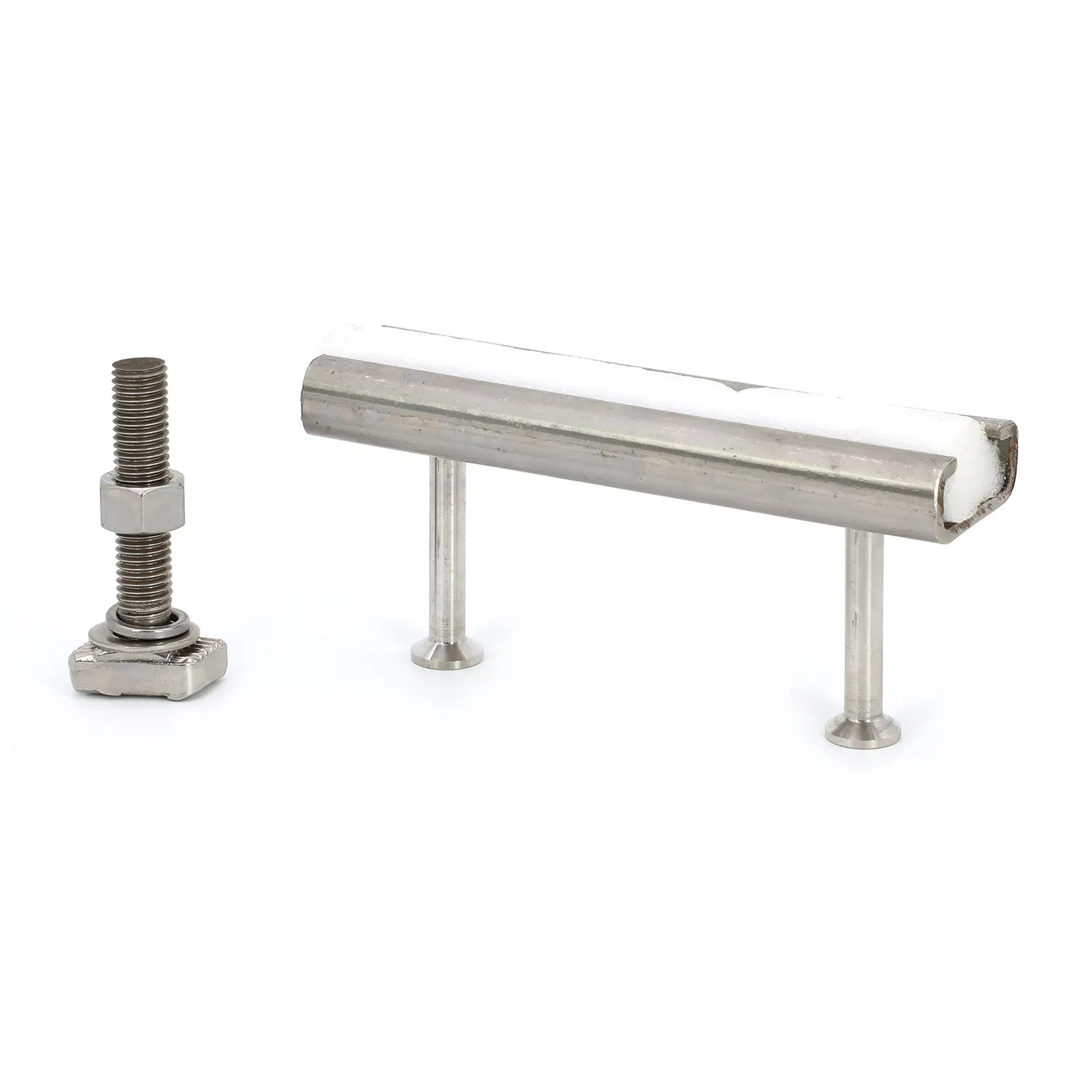 Hot Rolled & Cold Formed Riveted Steel Cast-in Halfen Channel with Anchor Bolt