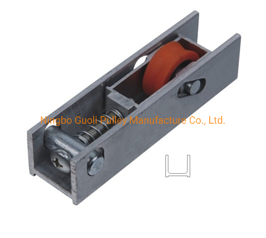 Factory Outlet Window and Door Fittings Aluminum Bracket Pulley Double Color Nylon Roller (ML-GD016)