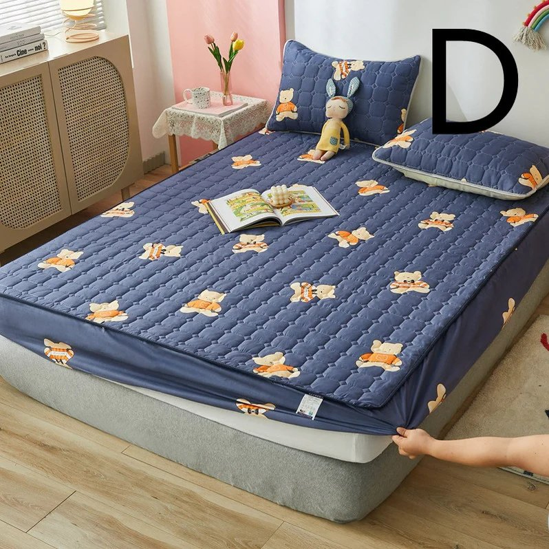 Reactive Printed Noiseless, Durable, Breathable TPU Spill-Proof Waterproof Mattress Protector Mattress Cover Fitted Sheet