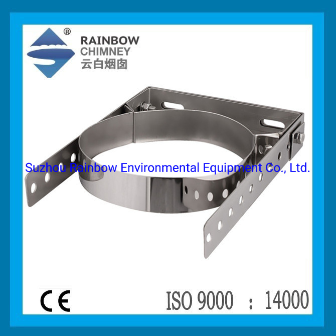Настенный хомут для дымохода, регулируемый
