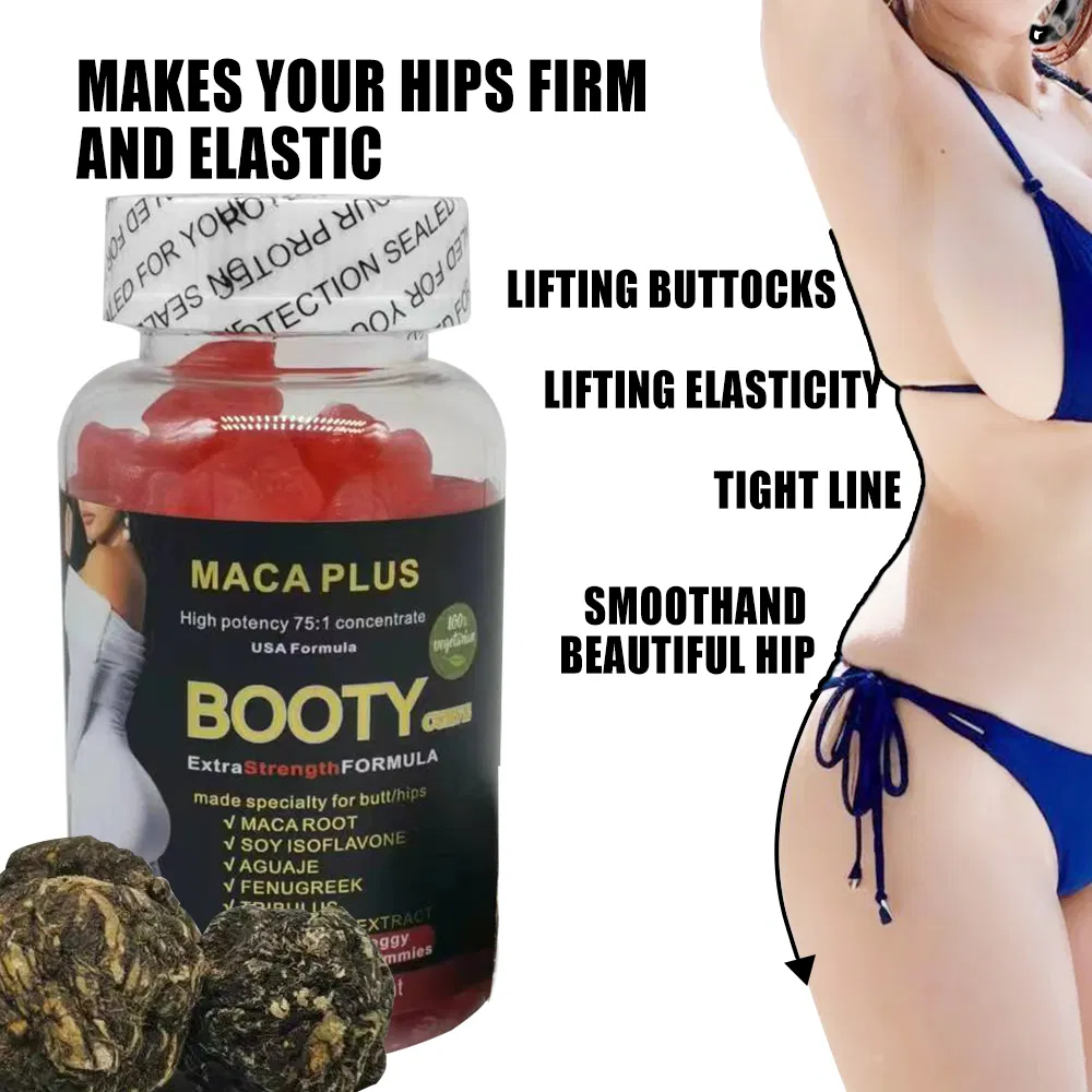 Own Brand Bigger Booty Lift Black Maca Big Butt Enlargement Gummies