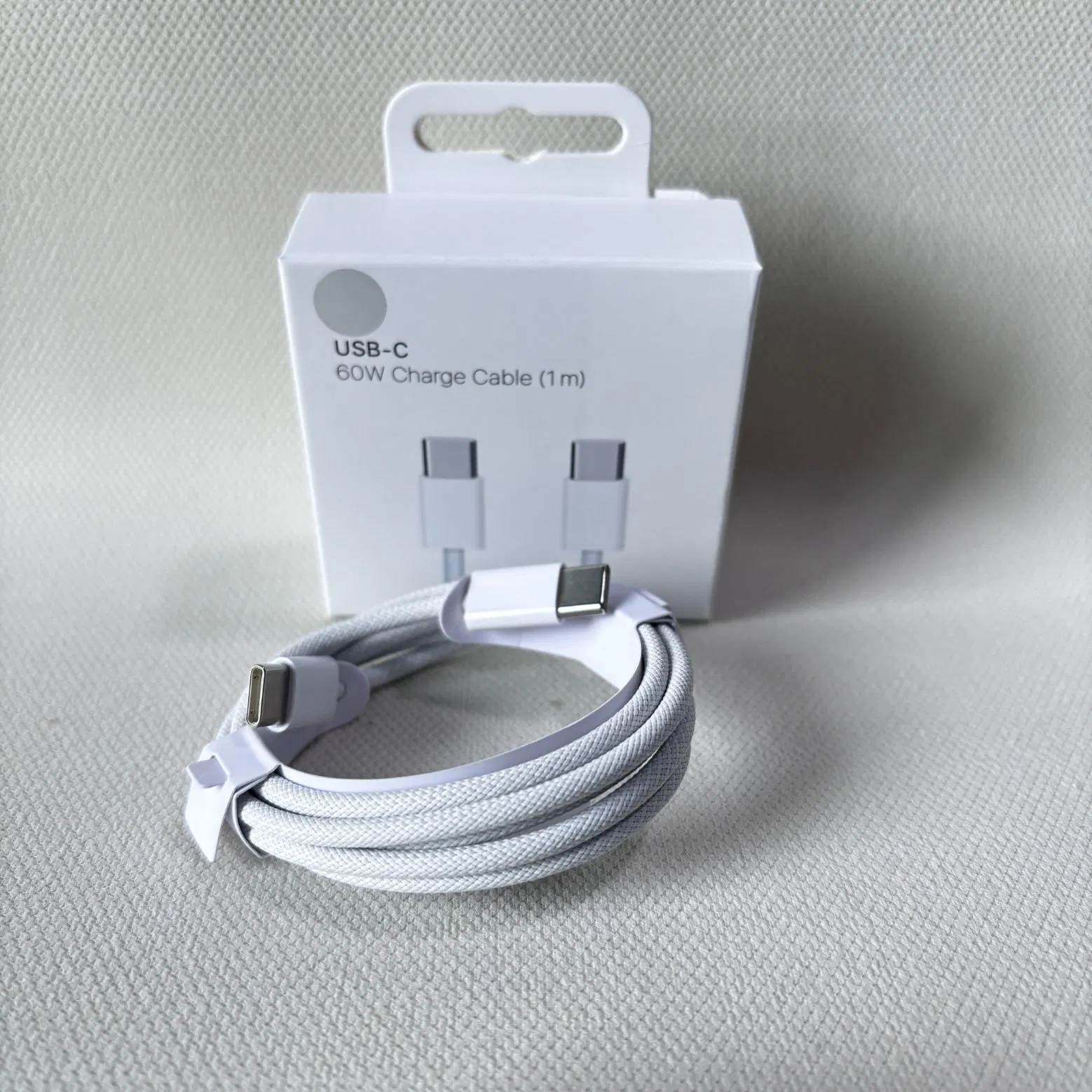 Кабель USB-C — Lightning 60W, 1м, быстрая зарядка