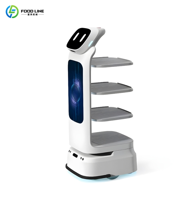 Restaurant Indoor Auto - Delivery Intelligent Obstacle Avoidance Food Service Robot