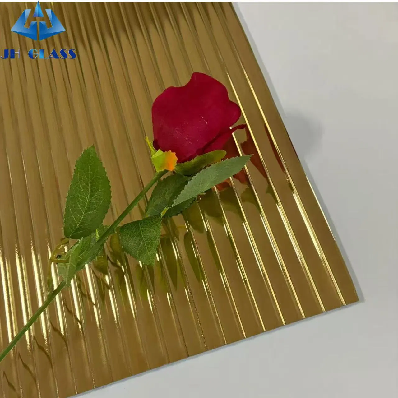 4/5/6mm Tinted Patterned Glass for Office Cabins & Hotel Bathrooms