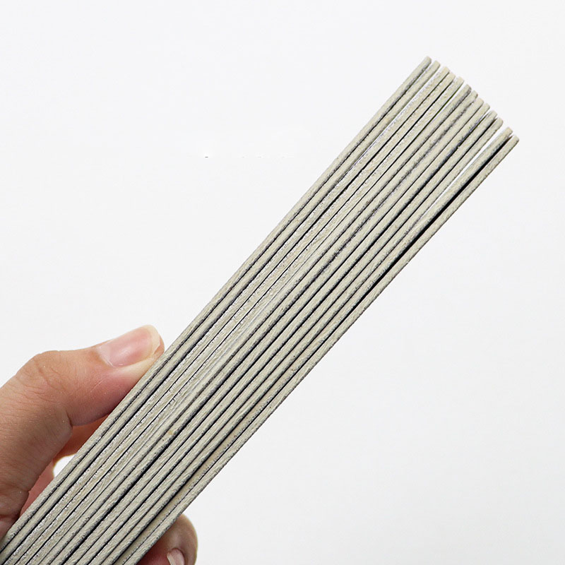 Durable Bulk Diamond Nail File Wholesale Double Side Grey 80/100/120/150/180/240/320 Grit Zebra Nail Files