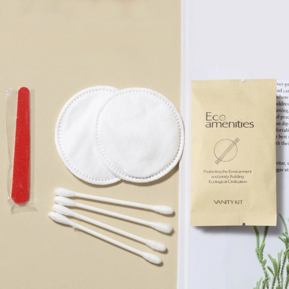 Hotel Disposable Shaving Kit - Straw Razor & 10g Shave Cream in Eco Kraft Bag