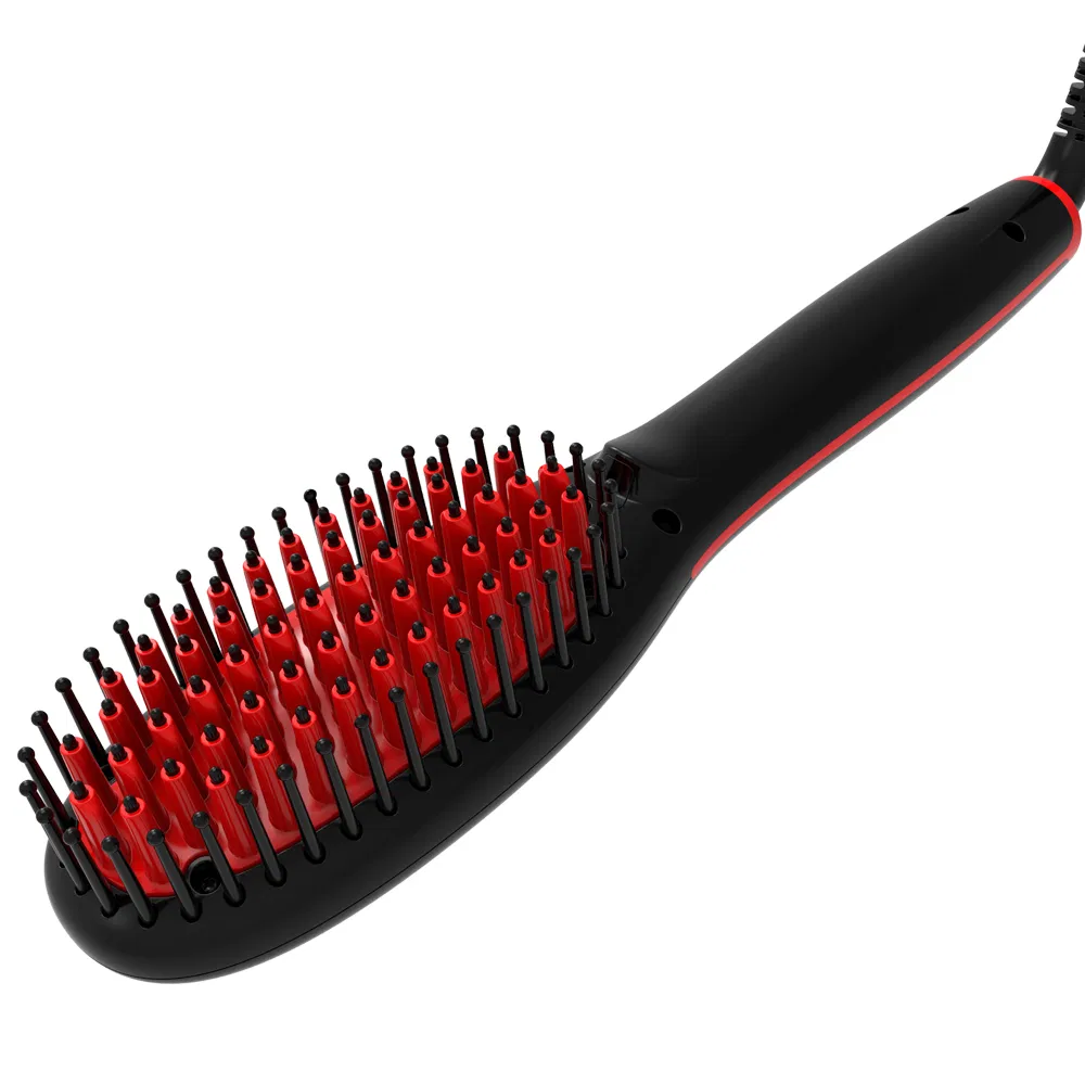 2019 Digital Temperature Control Ionic Electric Hair Brush (Q20)