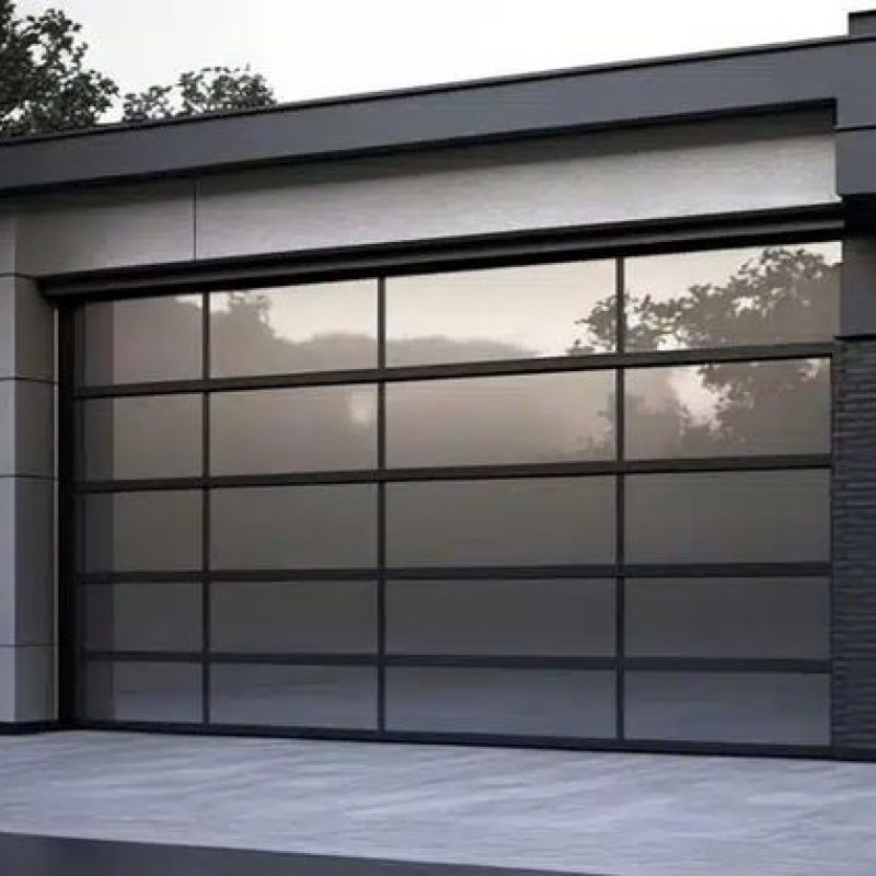 Stylish Glass - Paned Car Garage Door - Let in Natural Light and Elevate Curb Appeal