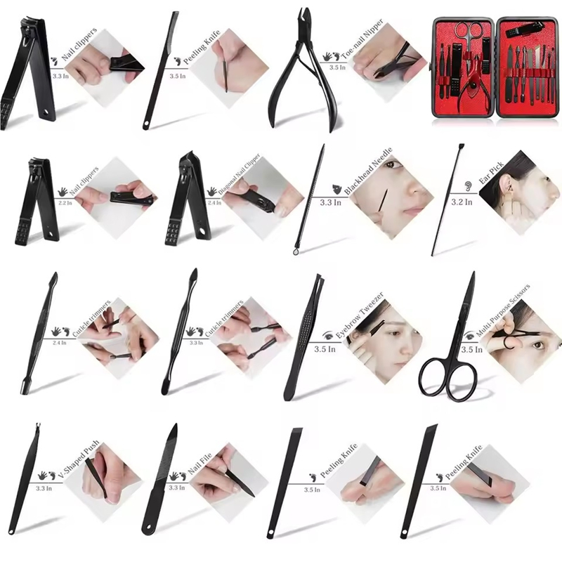 Wholesale Nail Clippers Kit Manicure Tools Nail File Scissors Nail Care Tools Manicure Set