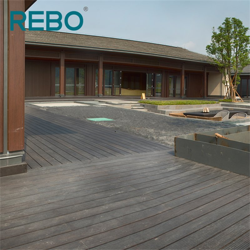 Waterproof Outdoor Application Solid Bamboo Terrace Flooring