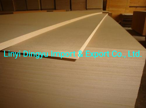 Factory Supply 2-18mm Raw MDF / Melamine Faced MDF Plain MDF