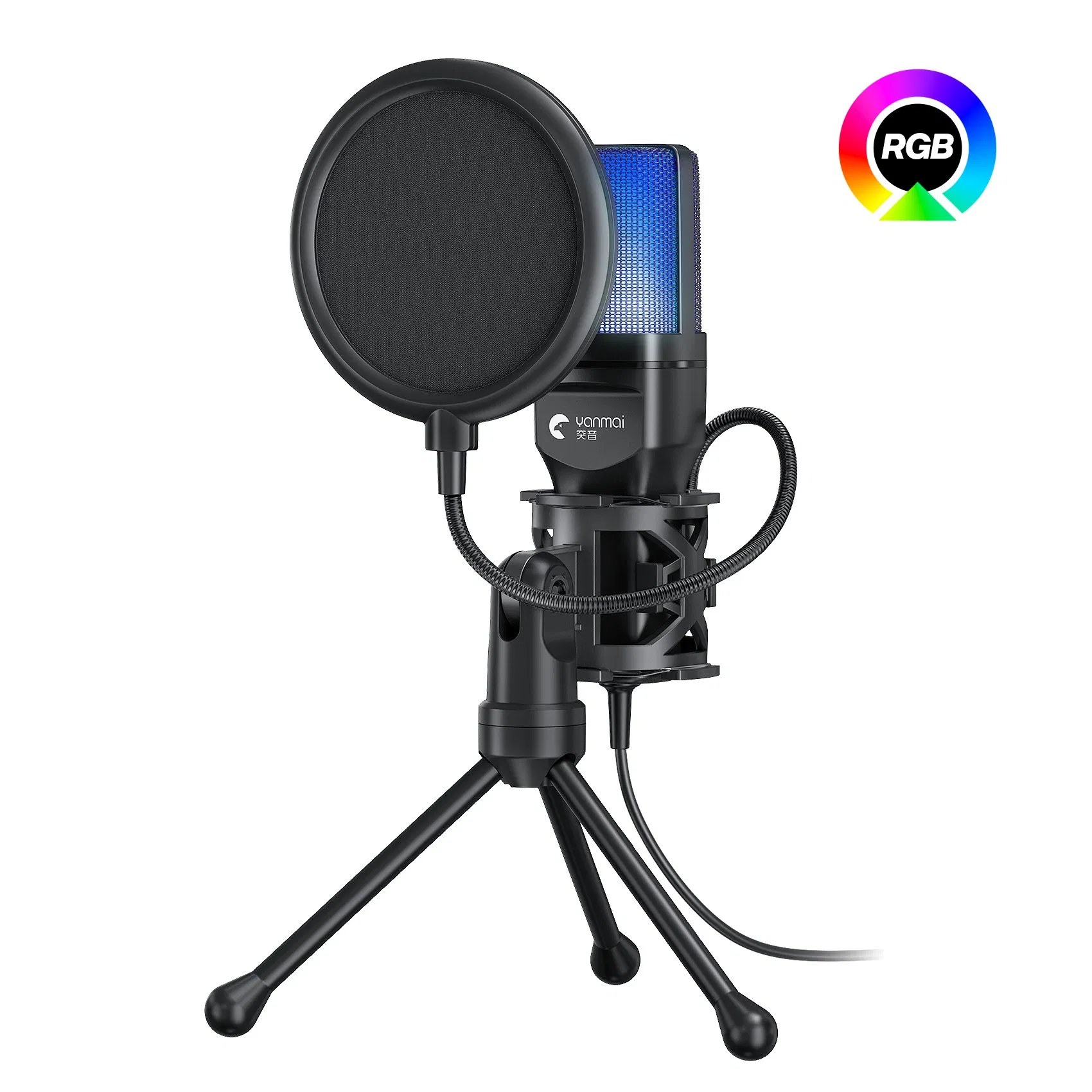 Patented Design RGB Gaming Microphone