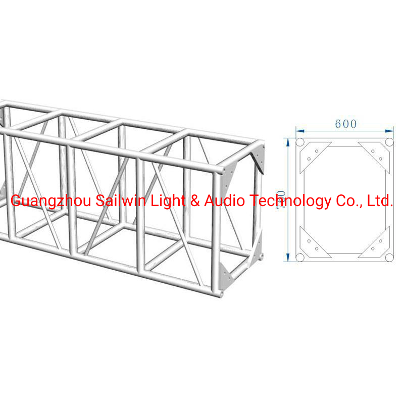 Outdoor Events Stage Lighting Aluminum Bolt Square Truss