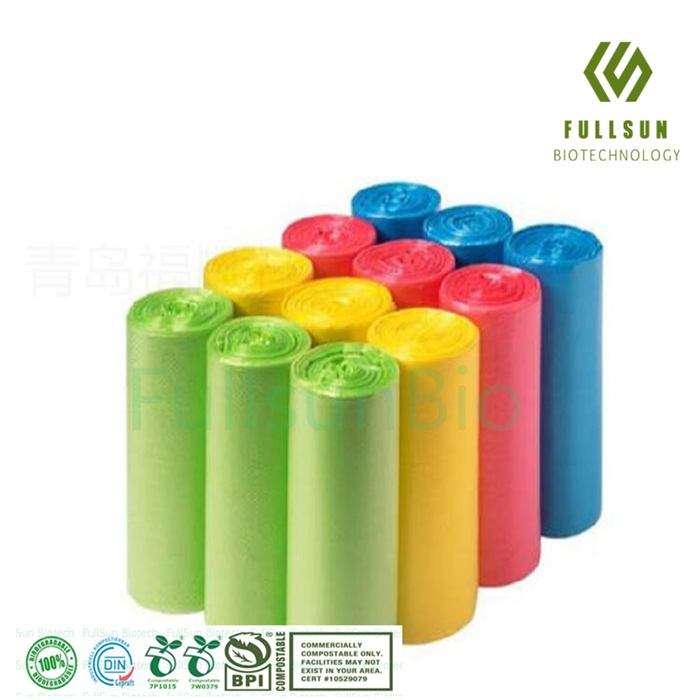 Biodegradable Restaurant Compostable Disposable Flat Roll Pack Household Kitchen Waste Garbage Bags
