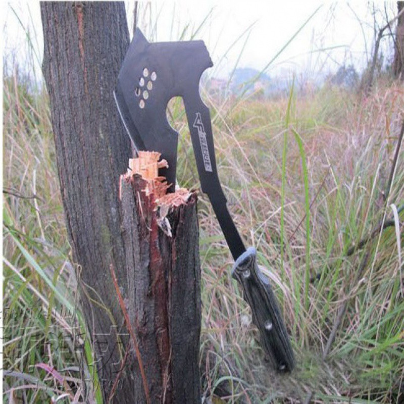 Ultimate Outdoor Survival Axe: Crossfire Multi-Functional Tool for Adventures