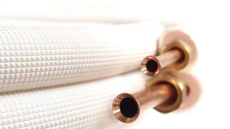 High Quality White Insulated Connecting Copper Pipe for Air Conditioner Parts