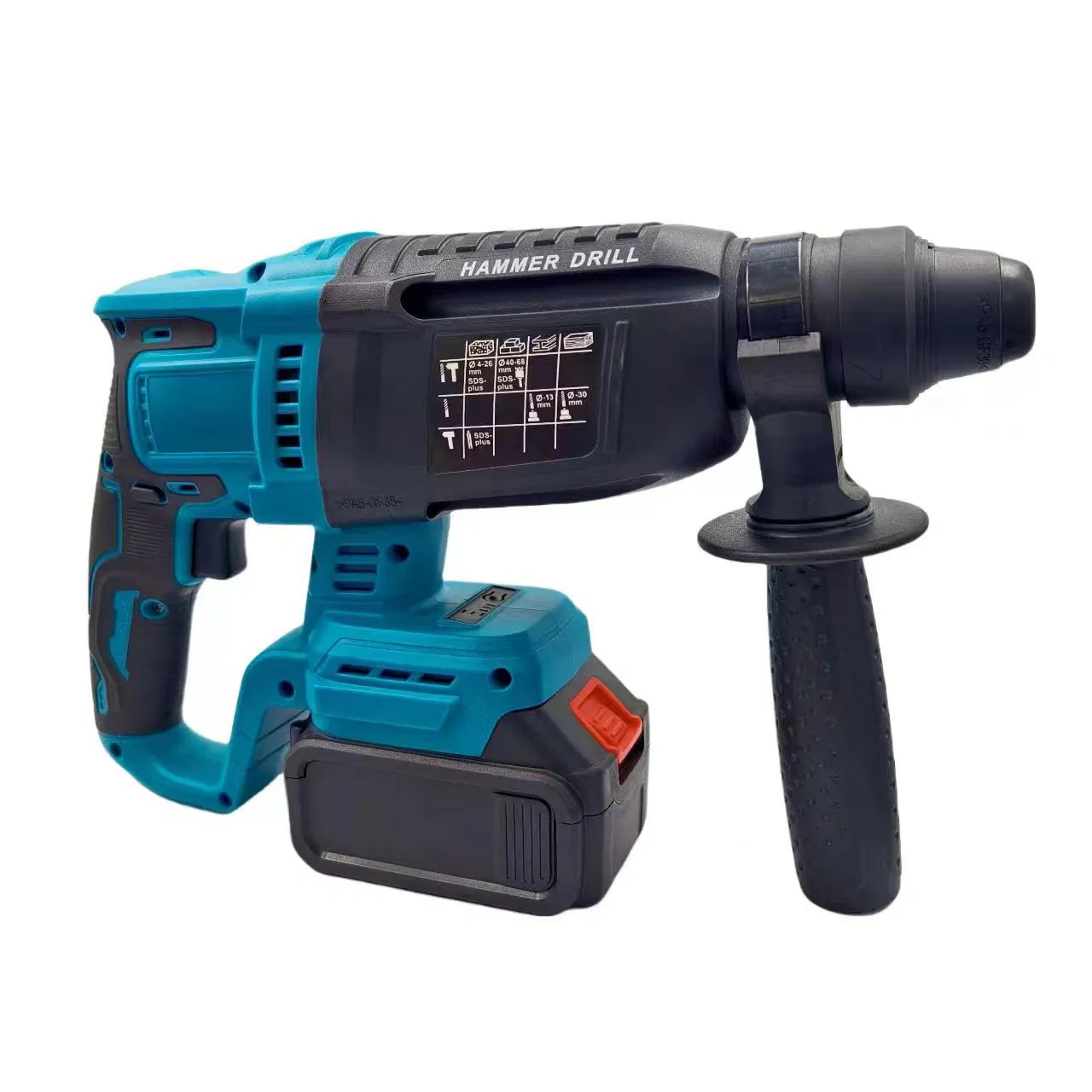21V Cordless Hammer Drill Power Tool Cordless Rotary Hammer Power Electric Hammer Drill