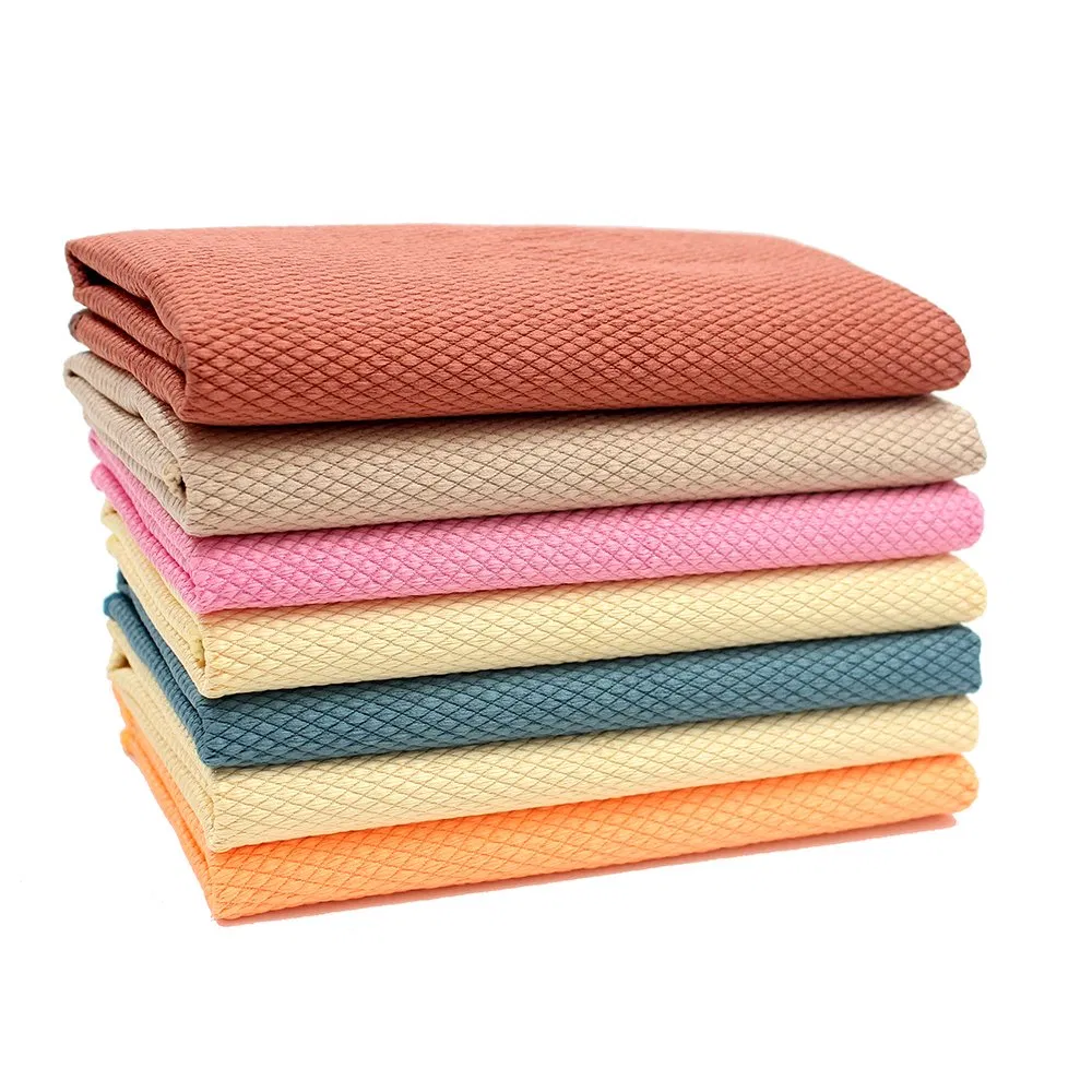 Micro Fiber Diamond Cleaning Cloth Wash Dish Towel Car Cleaning