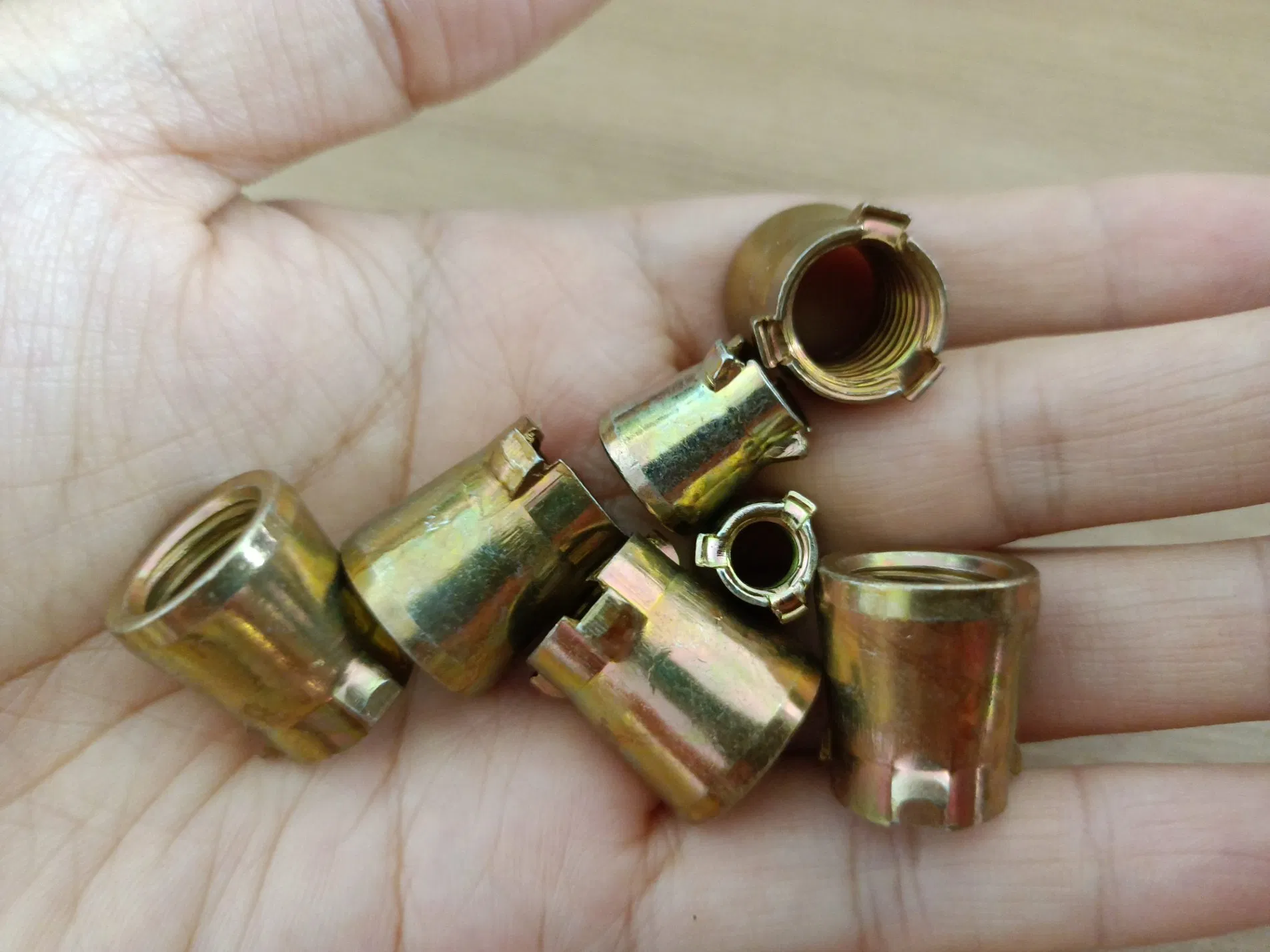 Анкерные гайки M6-M12, 3 шт, желтый цинк